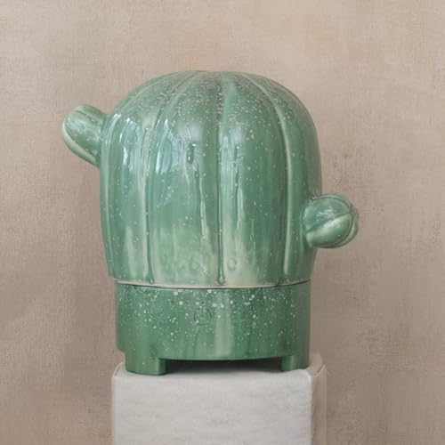 Difusor aromático eléctrico Creative Co-Op verde cactus miniatura 4