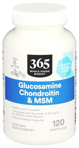 365 by Whole Foods Market, Glucosamine Chondroitin and MMS, 120 Capsules - image 1