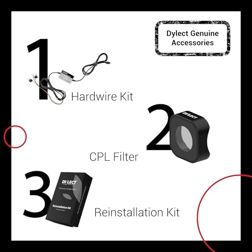 Image of Dylect Reinstallation Kit for Sense Classic Single Channel Dash Cam | Complete Tool & Mounting Set for Hassle-Free Reinstallation After Vehicle Change or Windscreen Change