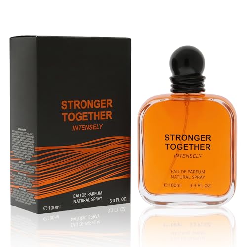 Image of AFLUXE Stronger Together Intensely Men's Cologne 3.4 Fl. Oz, Warm Spicy Woody Notes, Modern Masculine Eau De Parfum