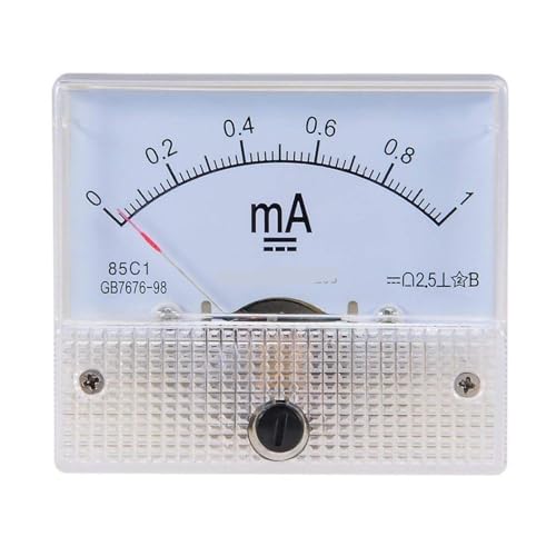 Ampèremètre analogique 85C1 cadran de mesure DC 0 à 100mA