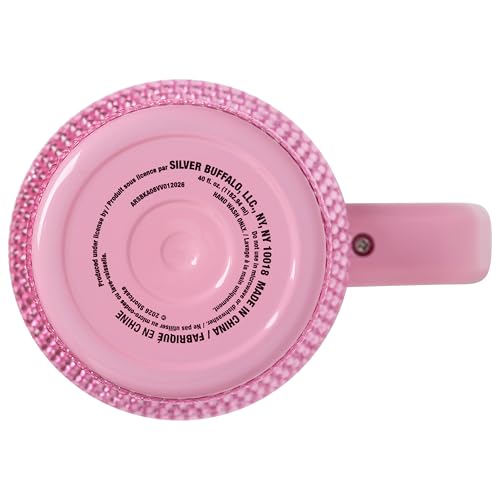 Image of Silver Buffalo Strawberry Shortcake StainlessSteel Rhinestone Tumbler, 40oz | Blueberry Muffin, Collage, 1.2 Liters, Pink, Double-Walled, Handle, Straw, Straw Cap