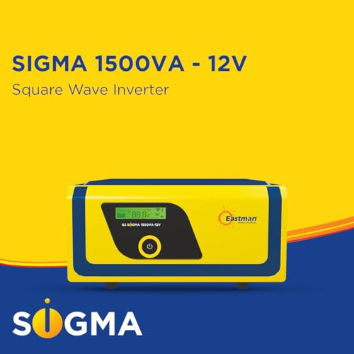 Image of EASTMAN ENERGY Sigma 1500VA /12V Square Wave Home UPS | Inverter for Home, Office & Shops | 36 Months Warranty, 10 Years Warranty On Transformer