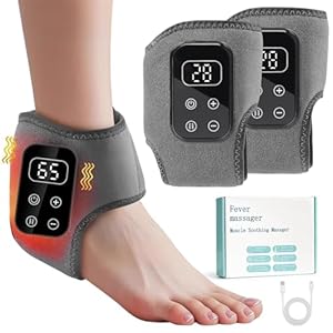 2 Stück Fußmassagegerät Füsse Neuropathie, Fussmassagegerät Elektrisch Testsieger, 3 In 1 Elektrische Fussmassageräte, Tragbares Massagegerät Knöchel USB Wiederaufladbar