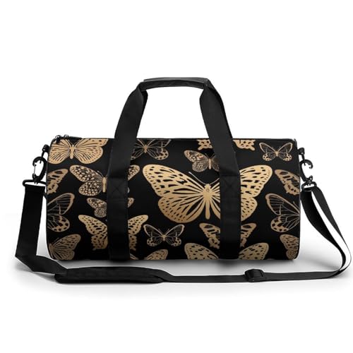 Duffel bag pour camping randonnée voyage Papillon d'or