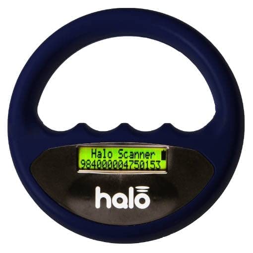 Halo Microchip Pet Scanner For Cats And Dogs (Blue)