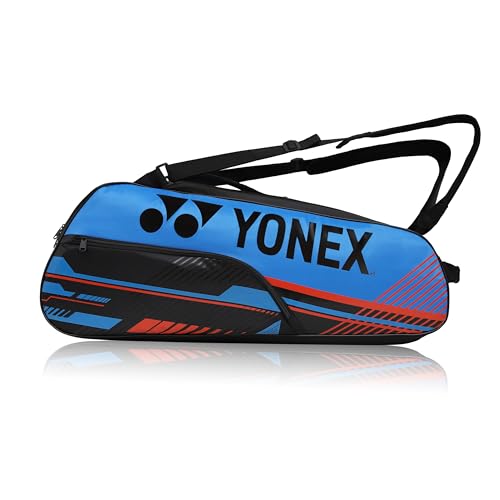 Image of YONEX Badminton Racquet Bag ACE2 1226 BT6 | ACE2 Series Thermal Lining Compartment |Eronomic STRPS |Available as Backpack|Hand Carry |Accessories & 6 Racquet Comaprtment|Wide Shoe Packet