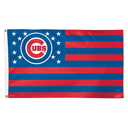 Drapeau MLB Chicago Cubs 3x5 pi Deluxe pour supporter de baseball