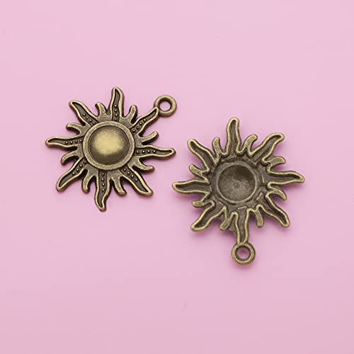 90PCS Sun Charms Pendenti DIY Artigianato Gioielli...