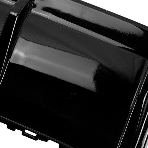 Diffuseur arrière Audi A3 Sline S3 berline noir brillant - 8