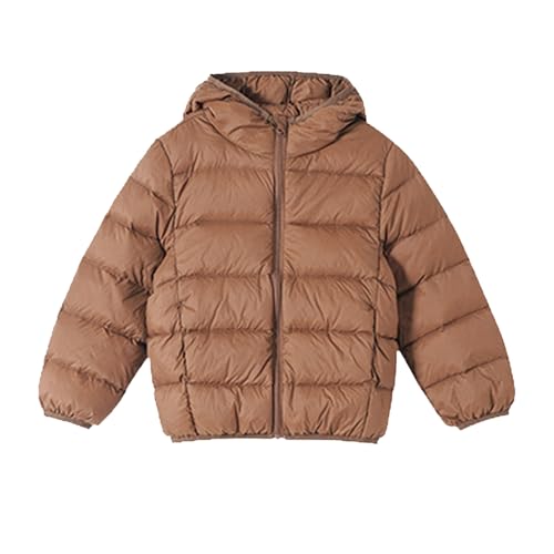 Toddler Baby Hooded Down Jacket Girl Hooded Coat Lightweight Packable Girls Sweat Jacket3