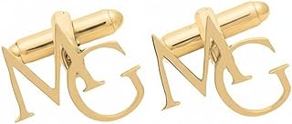 MOSKAI® Personalized Name Cufflinks for Men | Custom Engraved Monogram Cuff Links | Unique Wedding Jewelry Gift | Elegant ...