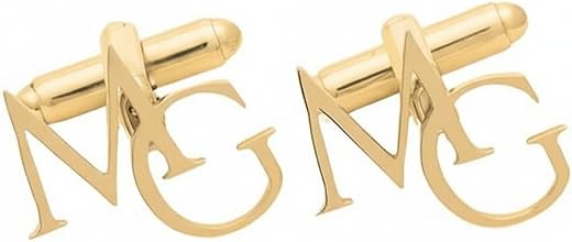 MOSKAI® Personalized Name Cufflinks for Men | Custom Engraved Monogram Cuff Links | Unique Wedding Jewelry Gift | Elegant ...