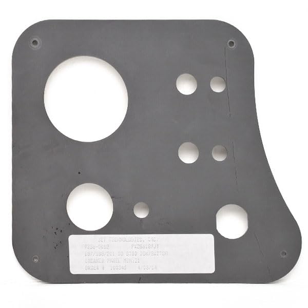 Hurricane Boat Blank Ignition Panel 286189 | SunDeck Sport Dark Gray