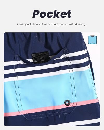 Image of maamgic Mens Swim Trunks Quick Dry Swim Shorts with Mesh Lining Funny Swimwear Bathing Suits 7inch