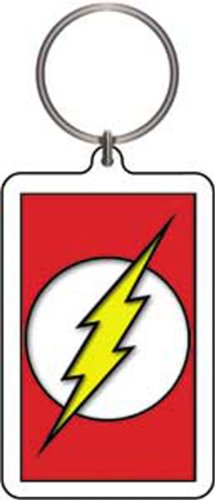 Licenses Products DC Comics Originals The Flash Logo Lucite Keychain