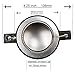 1.75“ (44.4mm) Voice Coil Universal Horn Tweeter Diaphragm Replacement for Mackie Speaker 1701-8, DC10, SR1521z, SRM450, 8 Ohm, D-SRM450 (2 Pack)