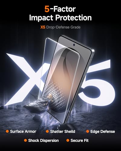 Image of SMARTDEVIL 3 Pack for Samsung Galaxy S26 Ultra Screen Protector, HD Clear Tempered Glass, 9H Scratch & Impact Resistant, Ultrasonic Fingerprint Sensor Compatible, Bubble-Free & Dust-Free