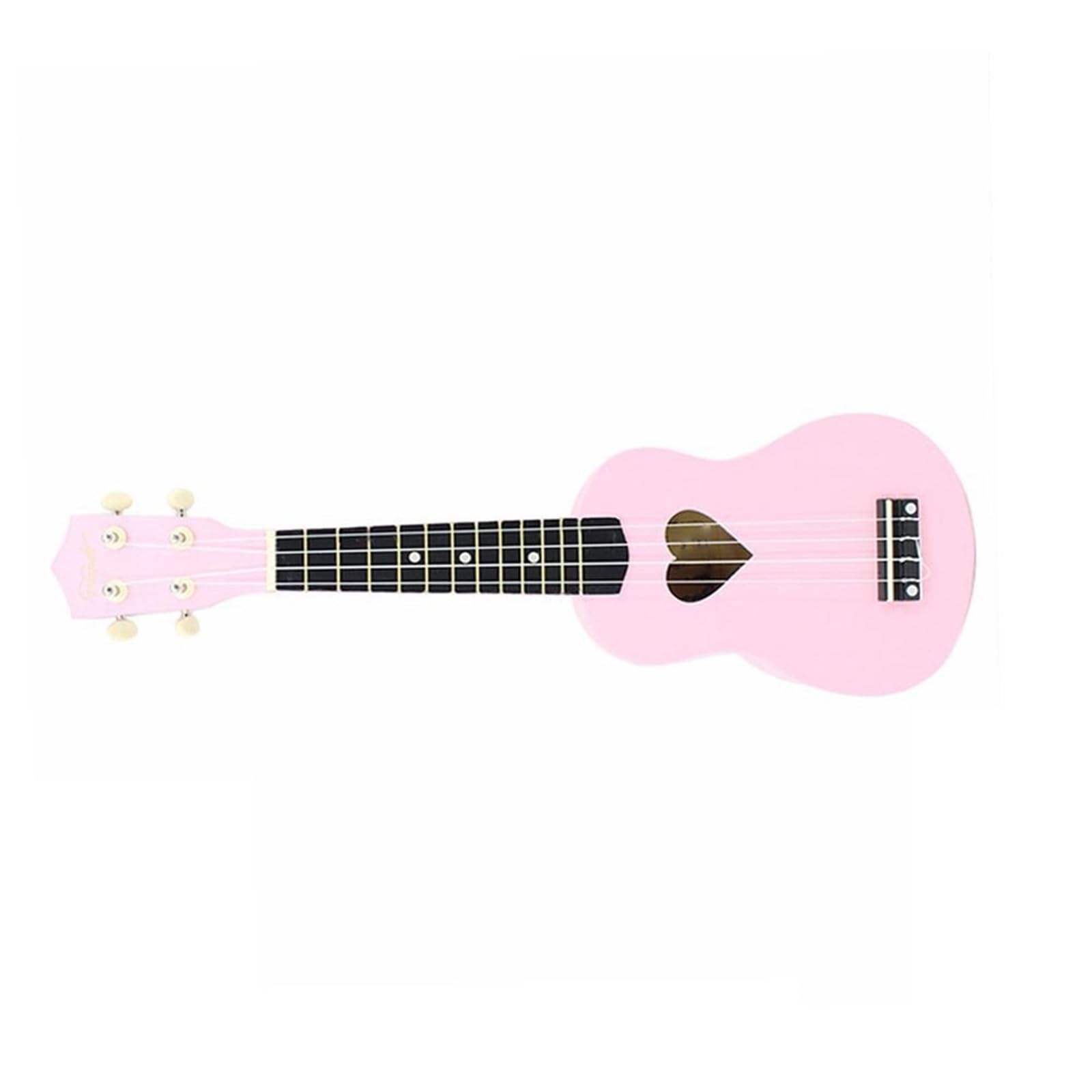 Ukulele Per Principianti Strumento Portatile A Forma Di Cuore Rosa Ukulele Da 21 Pollici Per Principianti