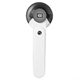 Emiif Rechargeable Fabric Shaver for Clothes and Furniture, Fast Charging Lint Remover with Efficient Blades, Detachable Cleaning Head, Safety Protection Design, Compact ABS Body(1 Blade white)