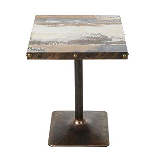 FCSFSF Chair End Tables,Coffee Tea Tables， Square Vintage Creative R