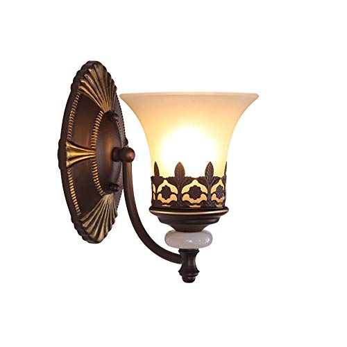 Lumière murale miroir couloir escalier lanterne moderne country américain