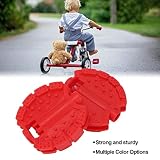 Plastikowe Dziecięce Pedały Rowerowe, 2 szt. Trzymnowe Trwałe Dziecko Wózek Przednie Kółka Przednie Koło na Zewnątrz TRIKES TODDLER Z TRIKES DZIECKI (Czerwony)