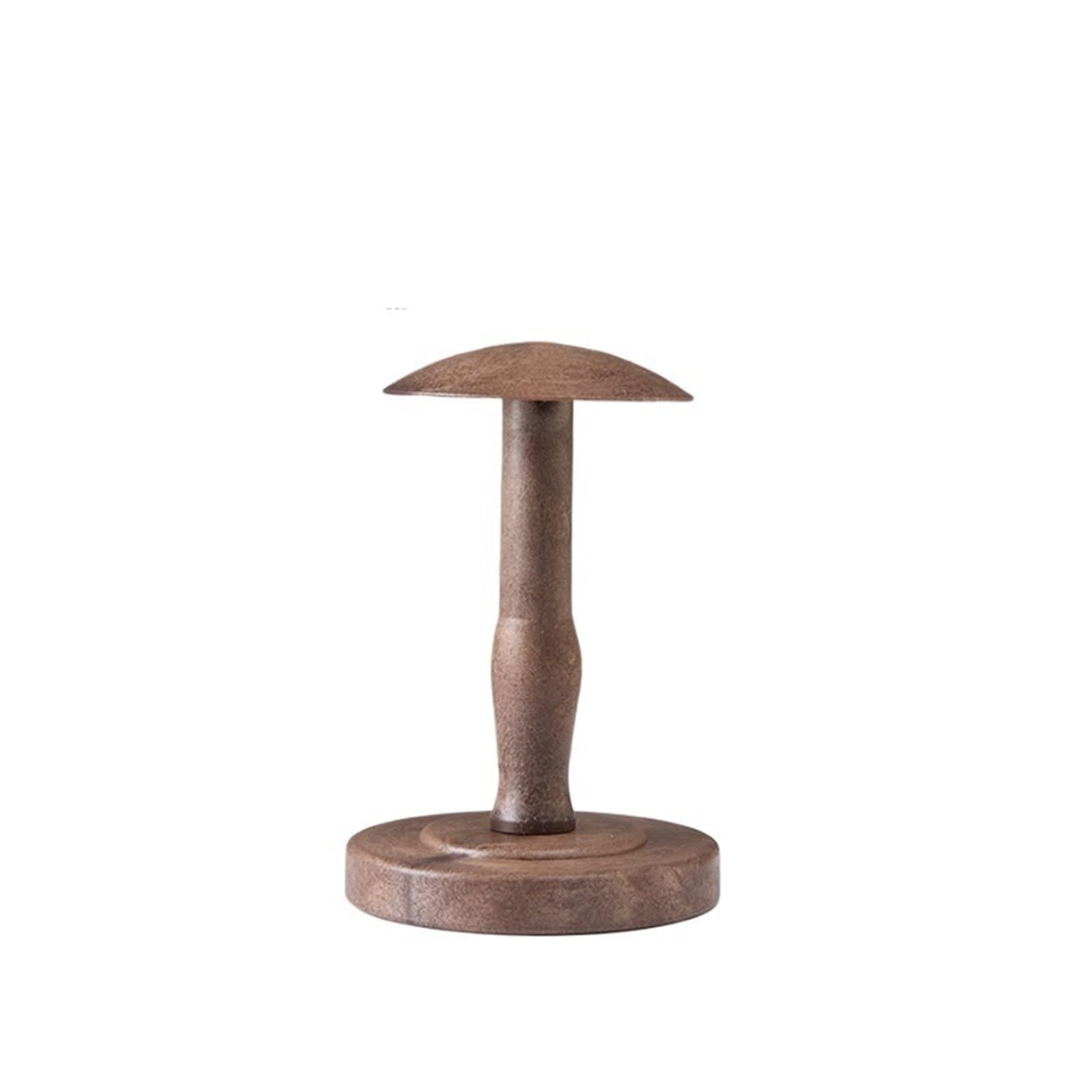 YAOHY Wooden Hat Rack Stand, Hat Organizer and Display Rack, Hat Display Stand, Wig Rack or Jewelry Display Riser