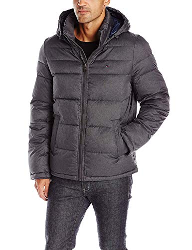Image of Tommy Hilfiger Men's Down Alternative Hooded Puffer Jacket (Standard and Big & Tall)