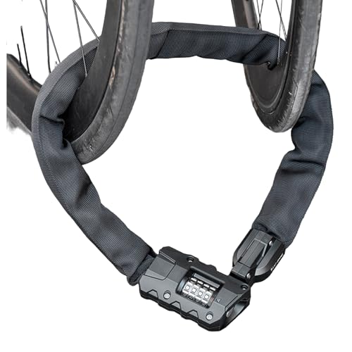 Candado antirrobo para motocicleta, cable de seguridad, cable de acero resistente a los cortes, protección resistente a la intemperie, alambre grueso con eslabón revestido antioxidante