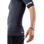 Short Sleeve Rashguard - UPF 50+ Sun Protection Surf Shirt, Tight Fit Rash Vest - Image 3