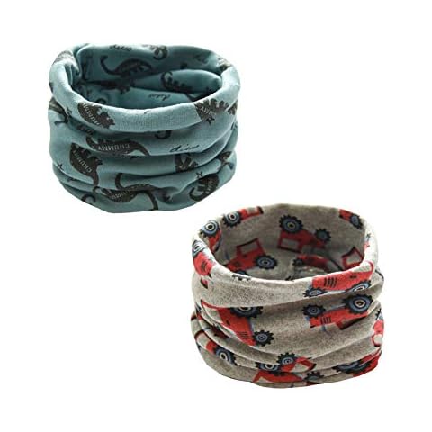 Enstab Pack of 2 Children's Cotton Scarves Cover