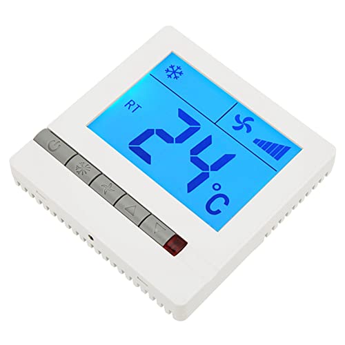 Termostato Digital LCD Retardo, Termostato, Termostato Digital Fancoil Termostato Bolsa de Planta Protección del Compresor de 1 Galón Unidad de Bobina del Ventilador Controlador