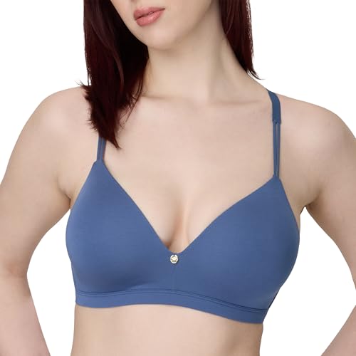 Image of Maidenform Women's Wireless Bra, Everyday Luxe T-Shirt Wireless Bras for Women, Convertible Straps, Smoothing