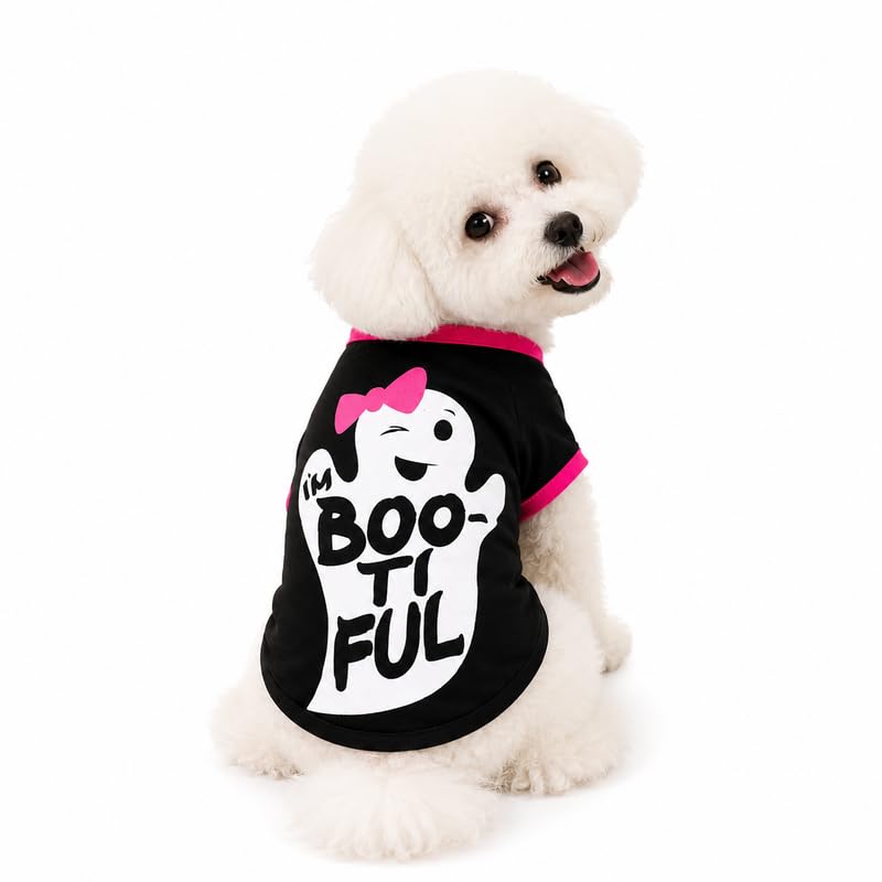 Petitebella Hunde-Hemd mit Halloween-Motiv, Größe S