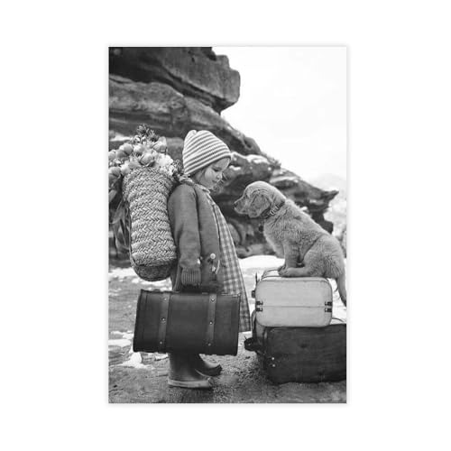KBGDFSDF Poster Robert Doisneau (24) sur toile pour décoration de chambre à coucher, décoration paysagère, cadeau 60 x 90 cm