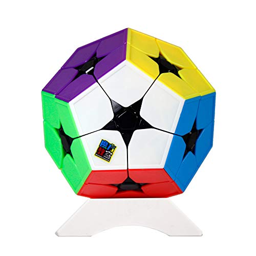 FunnyGoo MoYu Cubing Classroom Mofang jiaoshi Meilong 2x2 12 Superficie Megaminx Dodecaedro 2x2 Gigaminx megaminx Cube, con un Soporte de Cubo