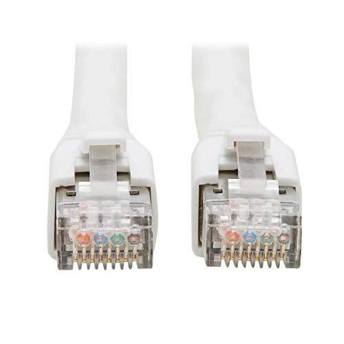 Cable Ethernet TRIPP LITE Cat8 4.5 m RJ45 blanco miniatura 3