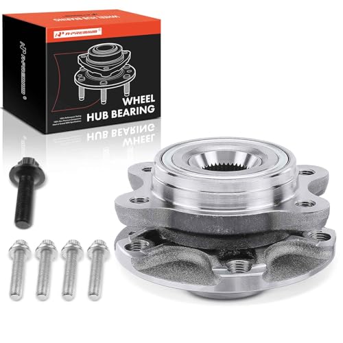 A-Premium Front or Rear Wheel Bearing and Hub Assembly Compatible with Audi A4 2009, A4 Quattro 2009, A6 2000-2004, A6 Quattro 2000-2004, RS4 2007-2008, S4 2002/2004-2009, S6 2002-2003, S8 2001-2003
