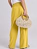 ANRABESS Women Linen Palazzo Pants Summer Boho Wid... #3