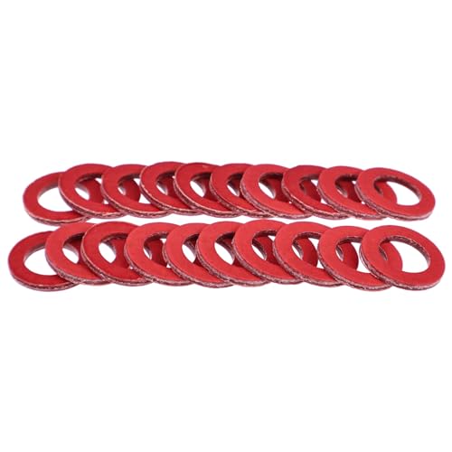 Image of 20X Lower Unit Oil Drain Gaskets 90430-08020-00 90430-08021-00 Compatible with Yamaha 4-Stroke Outboard Gear Case Seals