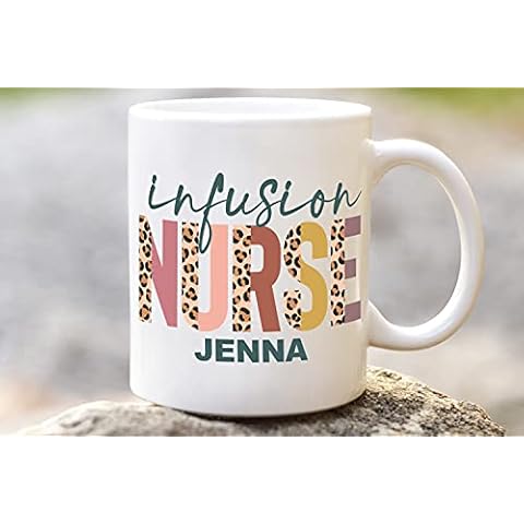 IdylcHomes KONA Infusion Nurse Gift Mug, Personalized Registered Nurse Practitioner Graduation Gifts For Women, RN Oncology Nurse Gift Ideas For Graduates NP, Nursing Graduation For Her Cover