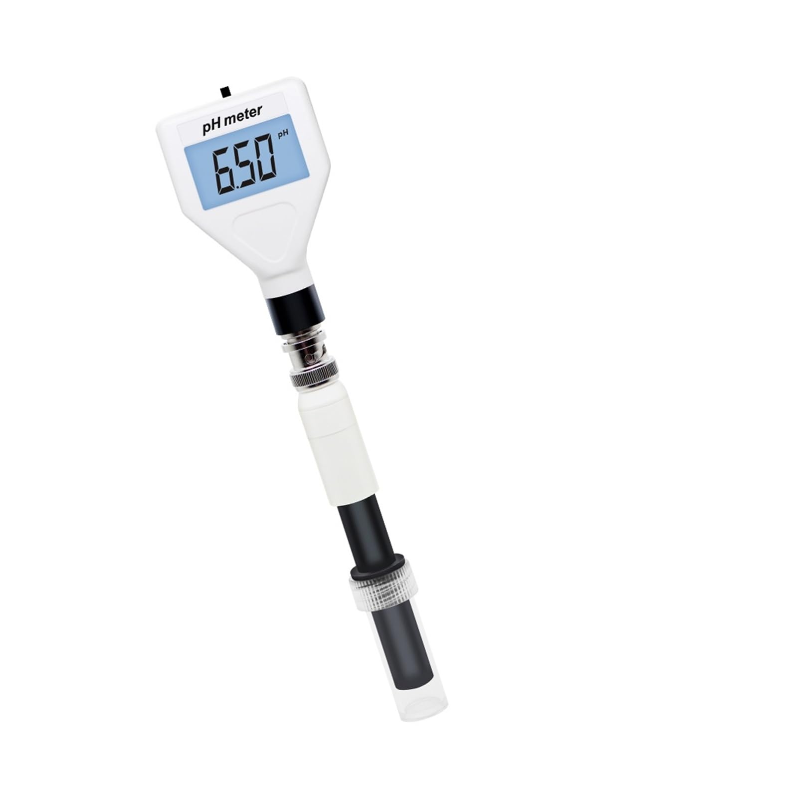 Kongmm One Color Digital Water Tester, Ph98218 Plant Soil Ph Meter Water Quality Tester Bnc Probe Skin Cheese Creams Milk Meat