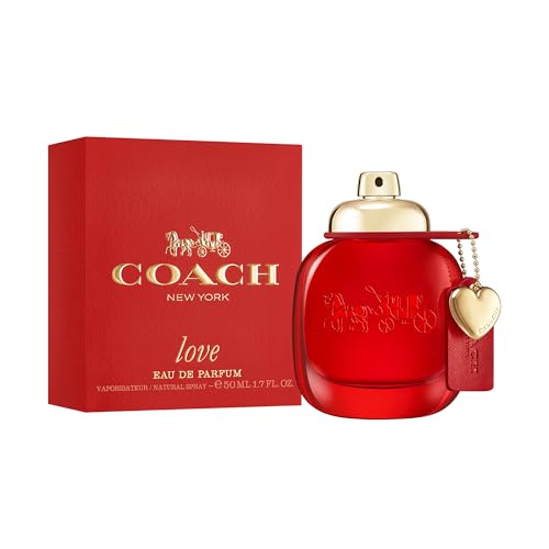 Image of Coach Love Eau de Parfum - Women's Fragrance - Floral Fruity - With notes of Wild Strawberry, Red Velvet Rose & Vibrant Cedarwood - 1.7 Fl Oz