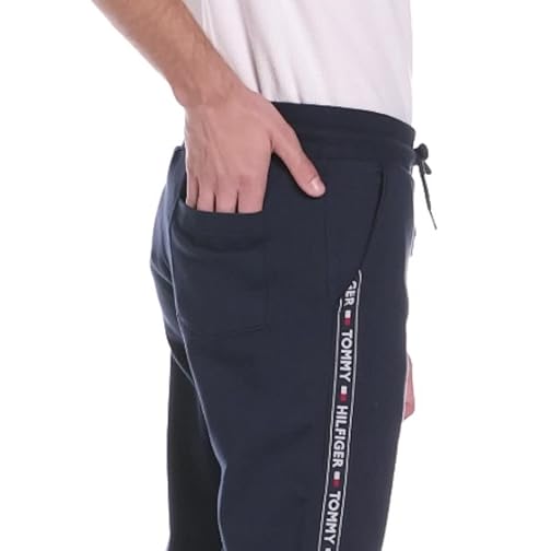 Tommy Hilfiger Men's Repeat Logo Tape Joggers Thermal Trousers