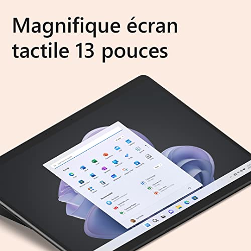 Microsoft Surface Pro 9 Wifi Ordinateur Portable Windows 11 écran tactile 13'' 8 Go RAM SSD Intel EVO Core i5 - vue 4