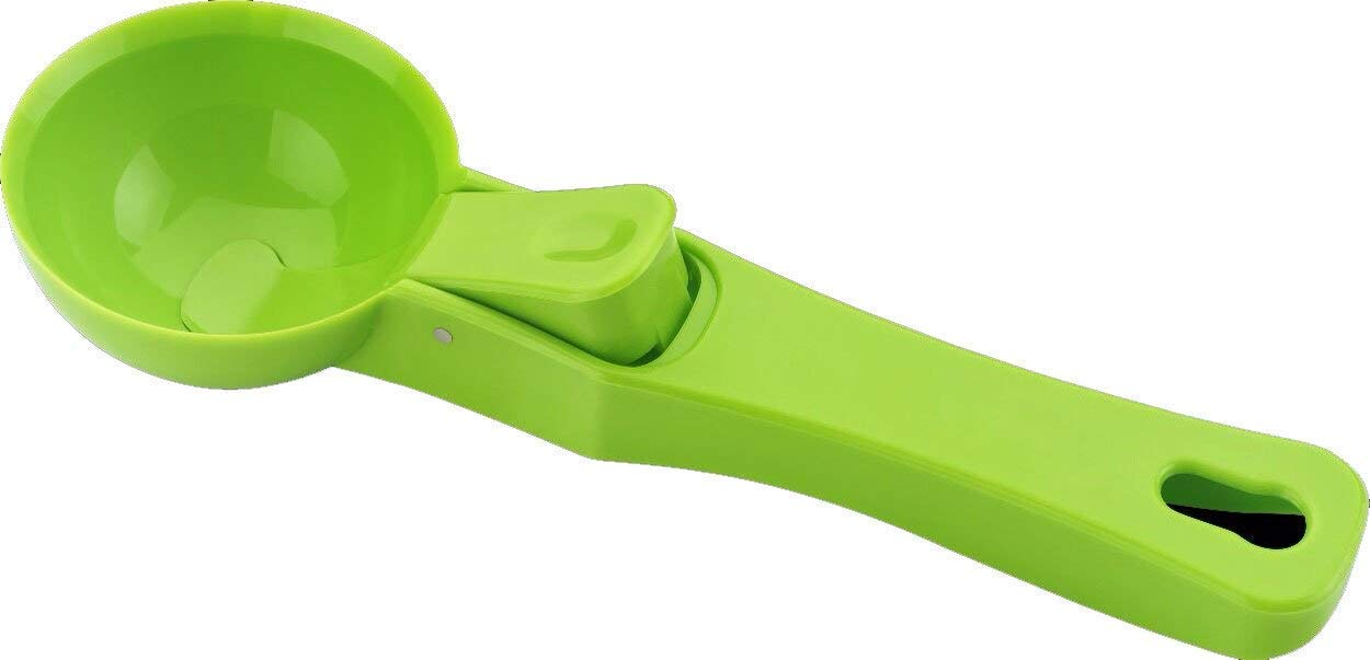 KBS Smart Plastic Smooth and Sturdy Ice Cream Scoop Spoon, Green