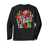 Photo Gallery in my christmas vibes era, groovy merry christmas (sulla schiena) maglia a manica Photo Gallery in my christmas vibes era, groovy merry christmas (sulla schiena) maglia a manica