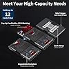SEMORID Slim Aluminum Card Holder Wallet for Men, Durable Expandable Backplate, RFID Blocking Minimalist Metal Pop Up Wallet with Gift Box, Holds 12+ Cards Plus Cash