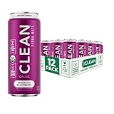 CLEAN Cause Low Calorie Blackberry USDA Organic Sparkling Yerba Mate Tea (16oz cans, 12-Pack Case) Low Sugar, 160mg Caffeine, Healthy Alternative to Soda & Energy Drinks.